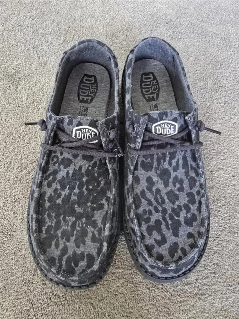Women's Wendy Stretch Jersey Leopard Slip On Shoe | Lightweight Casual